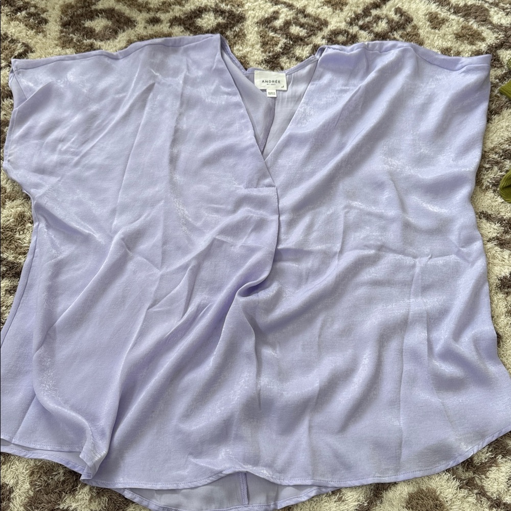 ANDREE BY UNIT Purple Women's Blouse